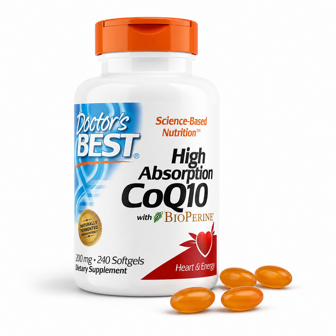 닥터스베스트 하이 앱솔션 CoQ10 200mg 바이오페린 소프트젤, 1개, 240정