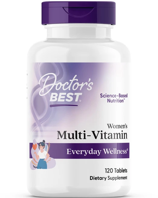 닥터스베스트 우먼스 멀티-비타민 에브리데이 웰니스 타블렛, 1개, 120정 - 쿠팡