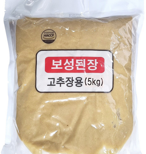 일식된장 고추장용 5kg 보성된장, 1개