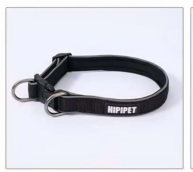 강아지 고양이 목걸이 반사 안전 조절가능, 1개, 블랙