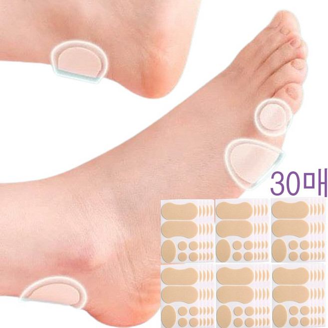 레오큐 뒤꿈치 발가락 물집방지 테이프 뒷꿈치 보호패드