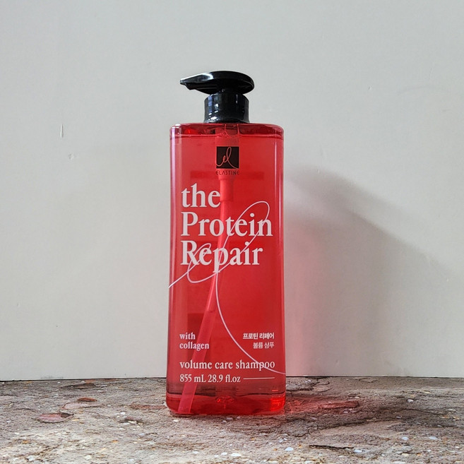 엘라스틴 프로틴리페어 콜라겐 단백질 볼륨 샴푸, 1개, 855ml