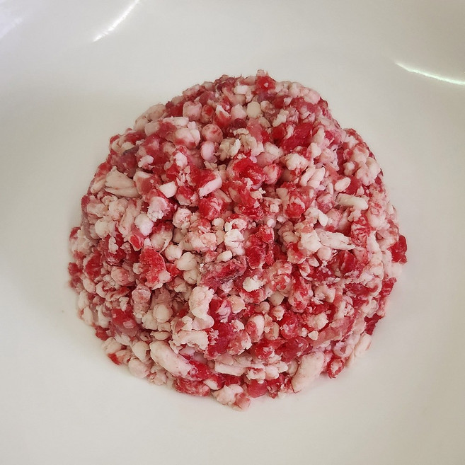 미국산 탑초이스 소고기 우삼겹다짐육 500g 볶음밥고기 대용량 냉동 햄버거패티 함박스테이크, 1kg, 1개