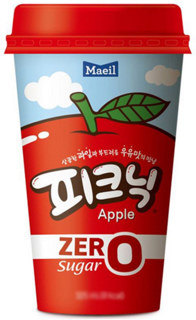 피크닉 사과 제로, 325ml, 6개