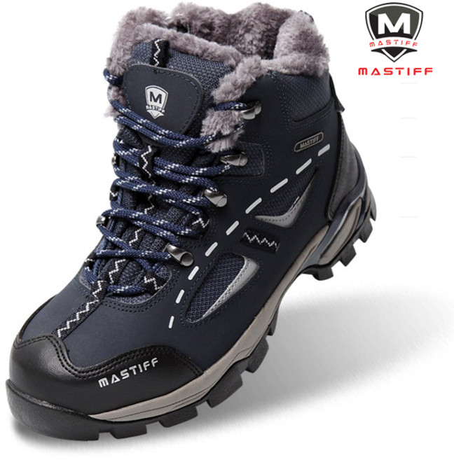 마스티프 안전화 방한화 MS-68W 건설작업용 6인치 고급형 밍크보아 천연가죽 겨울용 겨울안전화