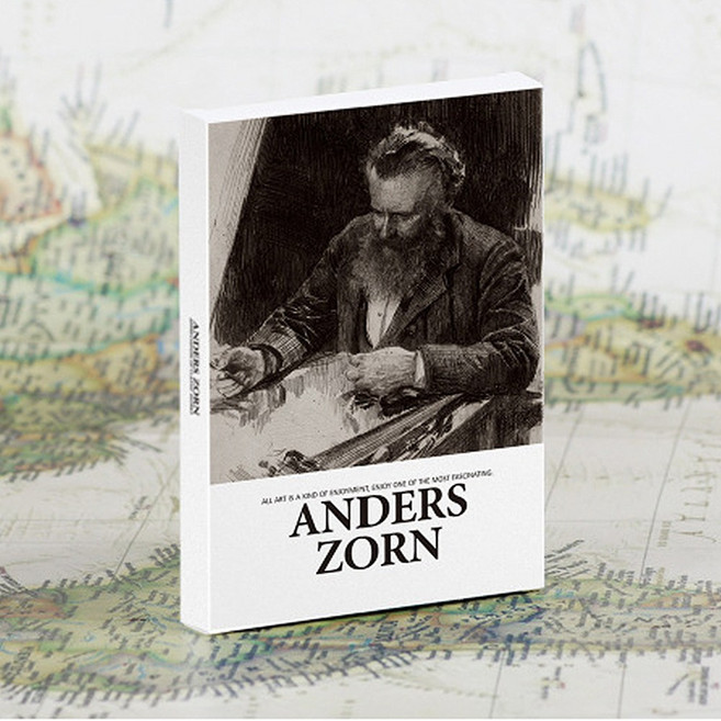 리리월드 감성 포스트카드 인테리어 미니 포스터 세계 명화 엽서 세트 28종, 06안데르스소른(30매입)