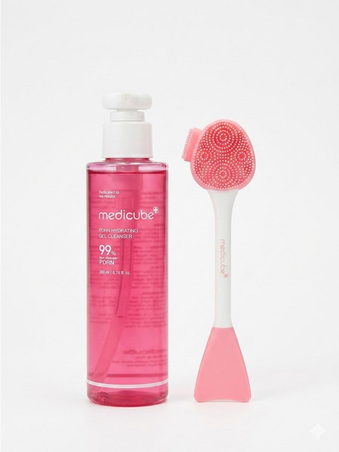 메디큐브 PDRN 젤투폼 클렌저 200ml+클렌징브러쉬, 1개, 200ml