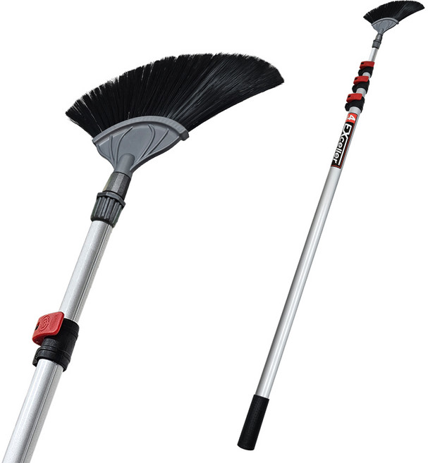 월드그린 천장 빗자루(거미줄 제거 제거기 청소 벽 천장 비 빗자루), 5.6m, 1개, 기본