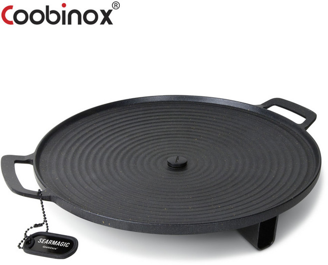 쿠비녹스 쿠비녹스 시어매직 전골 & 그릴 (CO-21-17) 고기불판 전골판 캠핑 그리들, 1개, 상세 설명 참조