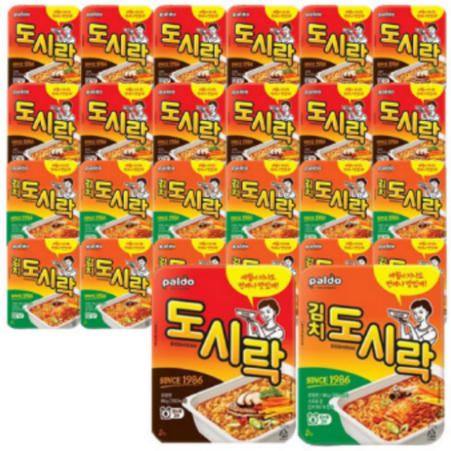 김치도시락 12입 + 도시락 (총 24입), 1개