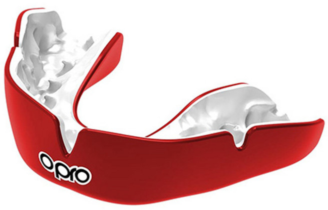OPRO 인스턴트 커스텀핏 싱글 컬러 마우스피스 마우스가드 레드