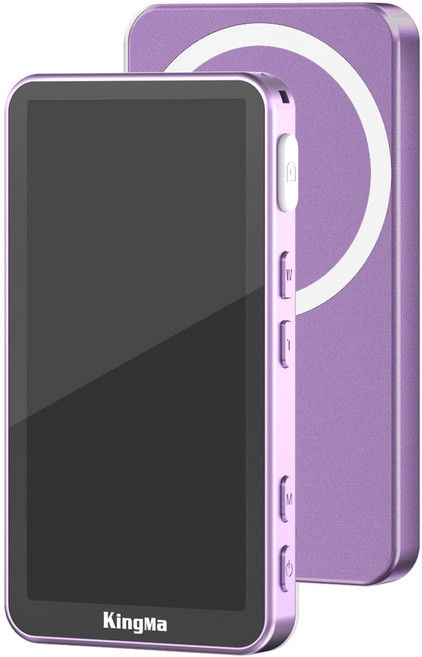 킹마 무선 셀카 모니터 맥세이프 자석 셀피 스크린 촬영 브이로그 PH02 MAX, ph02ultra퍼플-터치, 1개