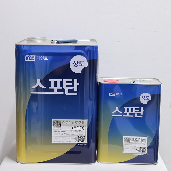 KCC 옥상방수 우레탄페인트 스포탄 상도 12.6L 녹색/회색 (페인트다모아), 녹색, 12600ml, 1개