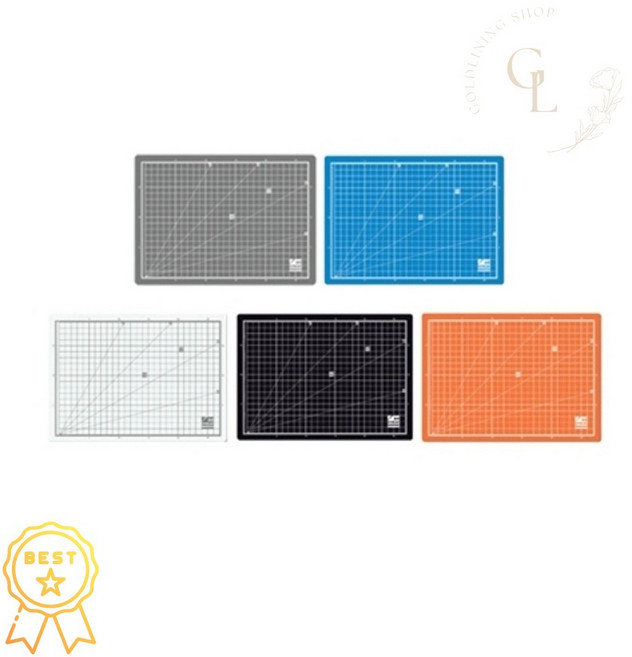 커팅매트 A1 900x620mm 그레이 대형 재단 작업용 데스크매트 골드샵