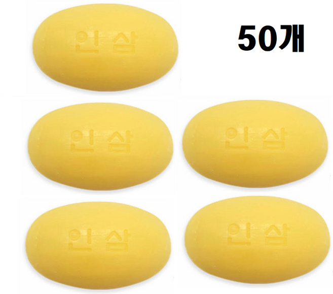 Maid in Korea 국산 알뜰 인삼비누, 120g, 50개