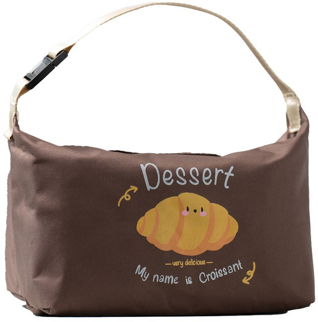 타닥 브런치 런치백 피크닉 보냉가방 휴대용 보온 보냉백, 7L, 크루아상