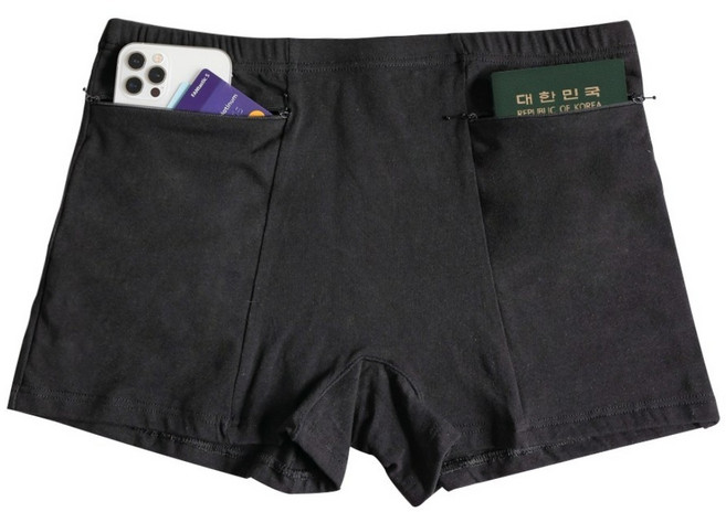 제품공감 도난 방지 내부 지퍼 팬티 소매치기 유럽 여행 여권