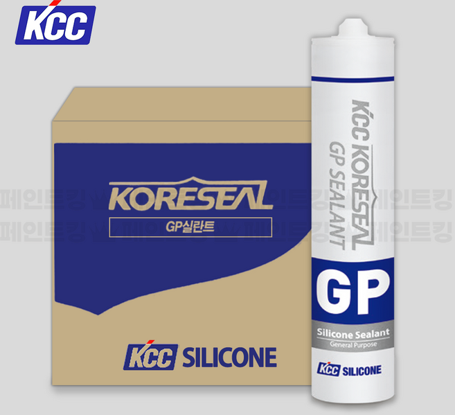 KCC 실리콘 GP 실란트 1BOX 다용도 글레이징 무초산실리콘, 25개