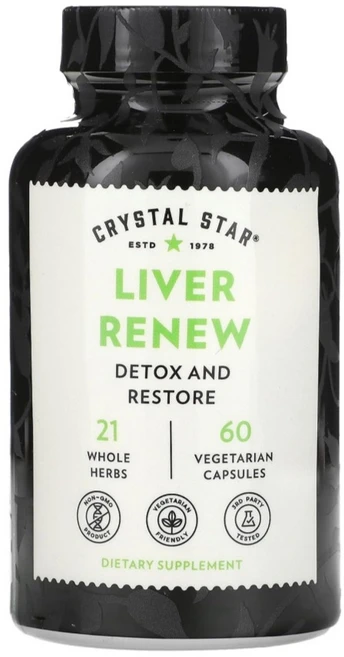크리스탈스타 Liver Renew 리버 리뉴 베지캡슐 60정, 1개, 60캡슐 - 쿠팡