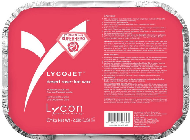 라이콘 라이코젯 데저트 하드왁스, 1개, 1kg