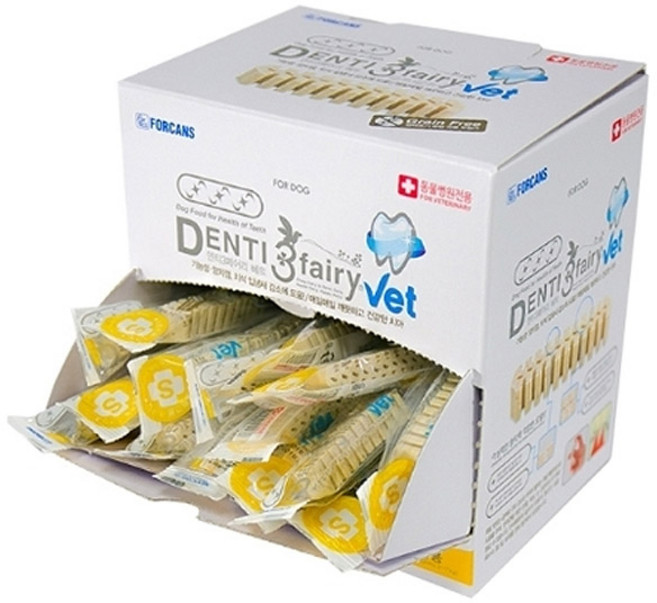 포켄스 덴티페어리 VET 베트 S 50p 기능성 덴탈껌 대용량, 입냄새 치석 제거, 430g, 1개