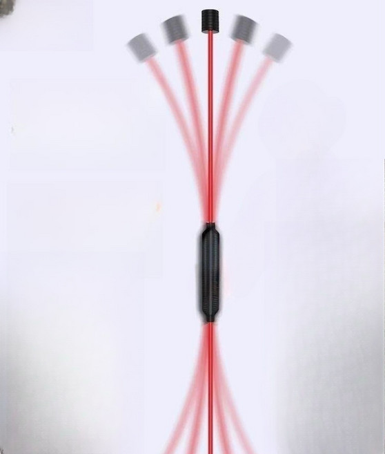 흔드는 운동기구 복근 전신 덜덜이 쓰러스트 기구 빨간색, 전문형 8.8hz 야간 검정-고주파 80, 기본 모델명/품번