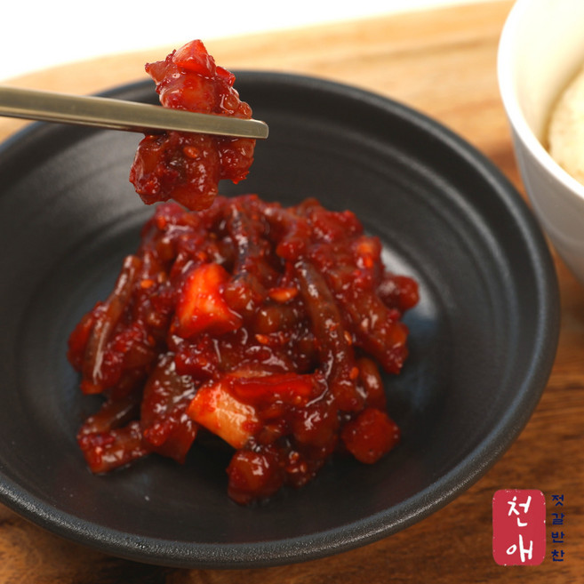 천애푸드 밥도둑 낙지젓 수제반찬, 1개, 600g