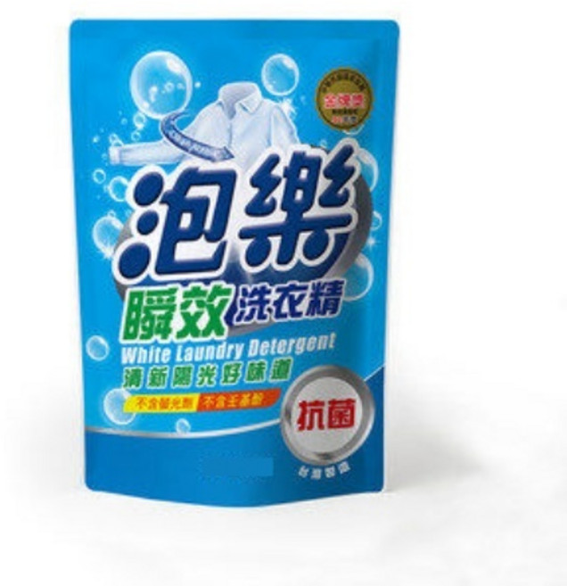 泡樂 瞬效洗衣精 清新陽光好味道 無螢光劑 1.8L, 1袋