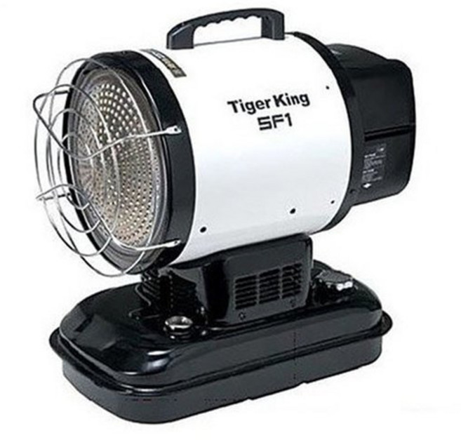 동일정밀 타이거킹 TK-SF1 저소음 해바라기 이동식 석유 온풍기 열풍기 현장난로