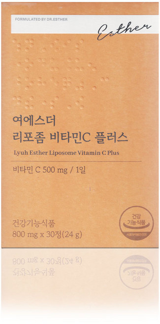 여에스더 닥터에스더 리포좀 비타민C 플러스 800mg x 30정, 1박스