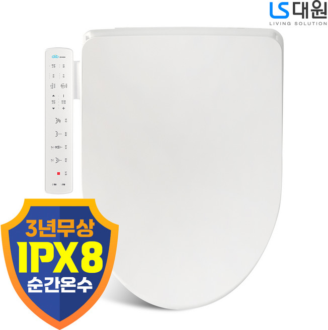 대원 순간온수 풀터치 풀커버 직수비데 IPX8방수 LED조명 비데 DIB-N830, 방문설치