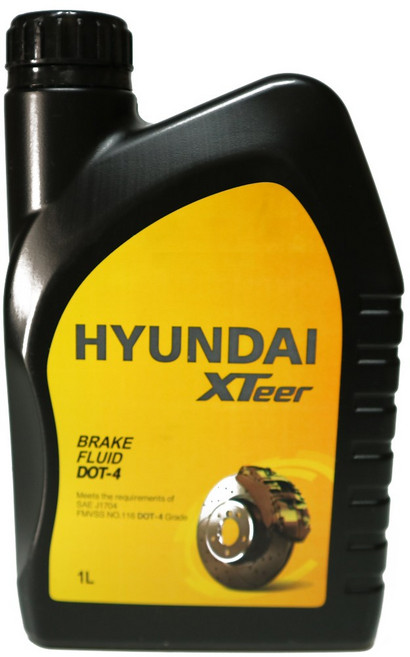 현대엑스티어 DOT-4 브레이크오일 XTeer BRAKE FLUID 1리터, 1개