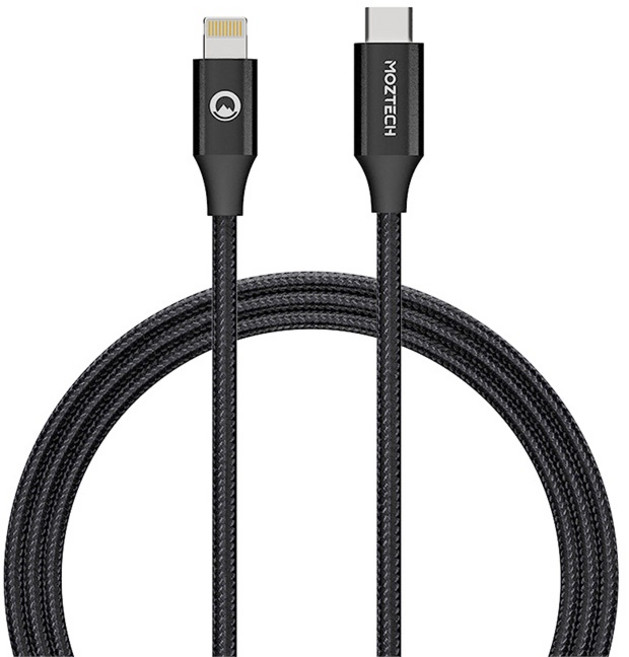 MOZTECH 萬魔 編織傳輸充電線 高速傳輸 耐用線材, Type-C to 蘋果, 1個