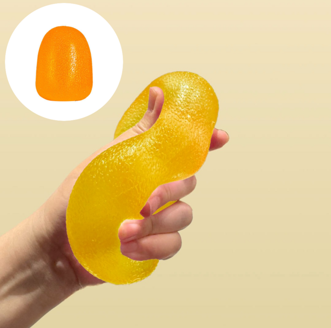 앤스토리 스트레스 완화 릴렉스 스퀴시볼, 1개, 265g, 옐로우