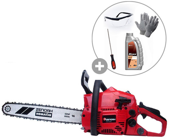 제노아 엔진톱 G3802 16인치 38cc 일본완제품 (사은품증정), 1개