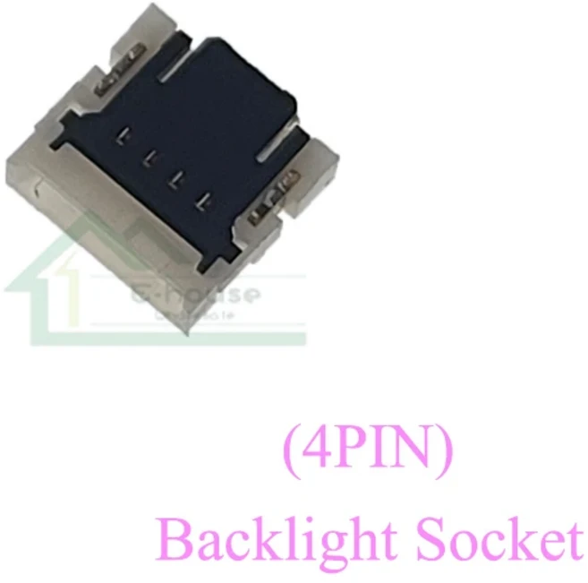 PSP 1000 1-5PCS LCD 스크린 디스플레이 플렉스 케이블 커넥터 포트 잭 백라이트 소켓 교체, 01 5PCS, 01 backlight jack