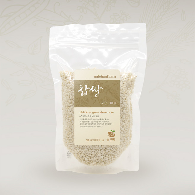 [25년산] 국내산 찹쌀 고덕곳간, 1개, 300g
