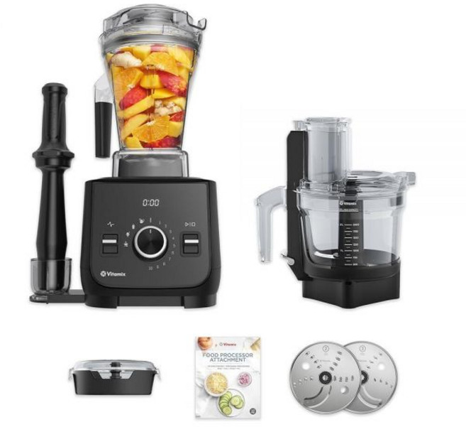 바이타믹스 Vitamix Ascent X2 SmartPrep 주방 시스템 전문가 등급 블렌더 스테인리스 스틸 블레이드 12컵 푸드 프로세서 부착물 1.4L(48온스) 블