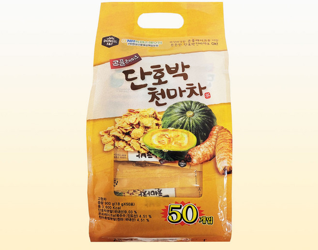 동일 콘플레이크 단호박 천마차 50T 곡물차믹스, 1개, 1개입, 18g