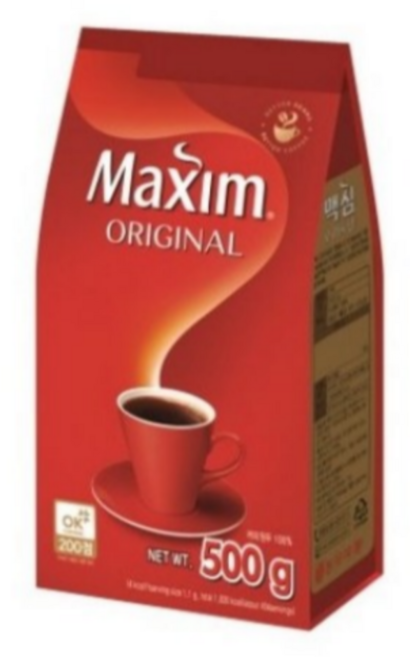 맥심 오리지날 커피 리필용, 500g, 2개입, 1개, 500g