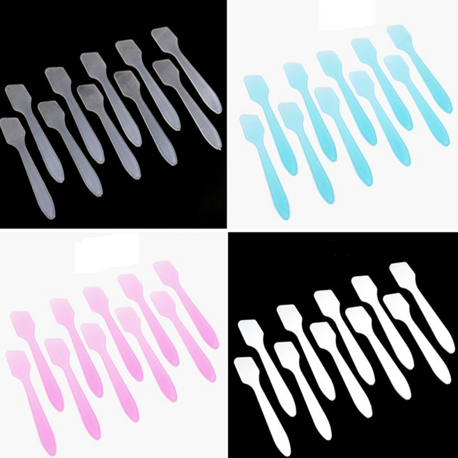 ＭＳ마트 PP 소분 스페출라 10P 크림스패출라, 화이트