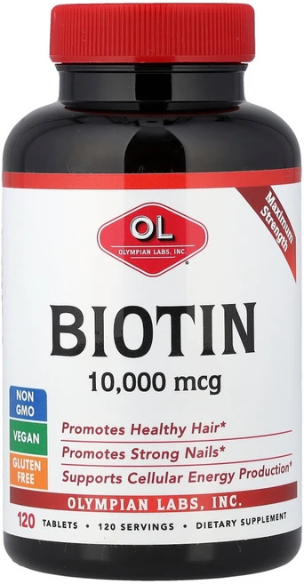 올림피안랩스 비오틴 10000mcg 120정, 1개 - 쿠팡