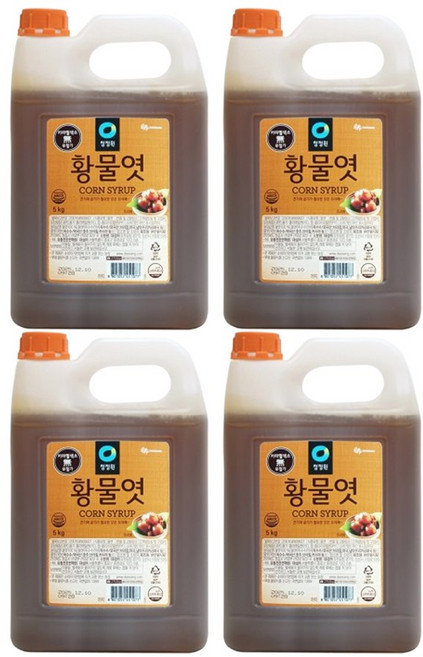 대상 황물엿 5kg x 4개