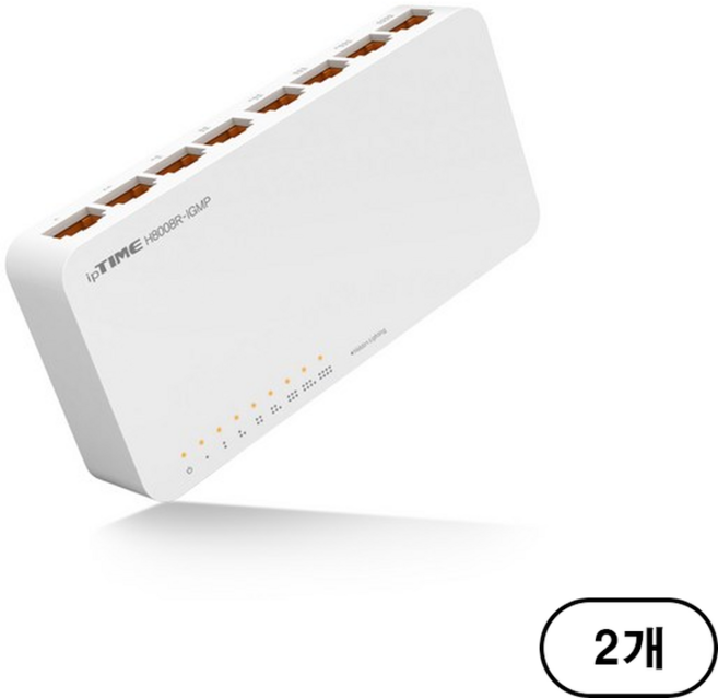 아이피타임 H8008R-IGMP 8포트 기가비트 스위칭허브, 2개