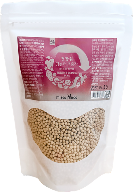 천잠원 300g 봉지 국산누에고치 DNJ 5령3일 당 걱정 신기한 뚝 곤충단백질 하늘이내린선물 홍잠 천잠, 1개