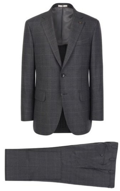 닥스 DAKS [26SS] [OBS][LORO PIANA 원단] 다크그레이 울100% 글렌체크 수트 (DMSJSP6A072G3)