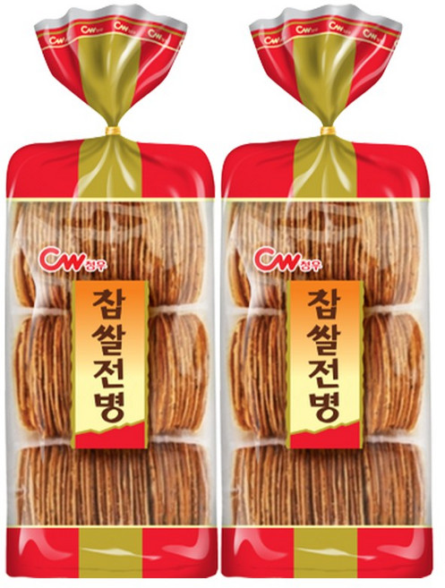 청우식품 찹쌀전병, 320g, 2개