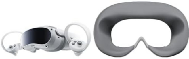 피코4 올인원 VR 헤드셋 128GB 페이스쿠션 피트니스 번들, 1개