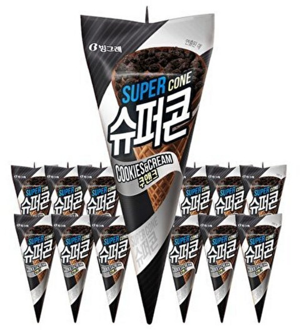 빙그레 [T] 슈퍼콘 아이스크림 쿠앤크