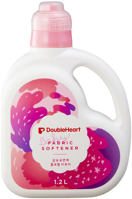 더블하트 유아 섬유세제 1.2L(용기), 1.2L, 1개